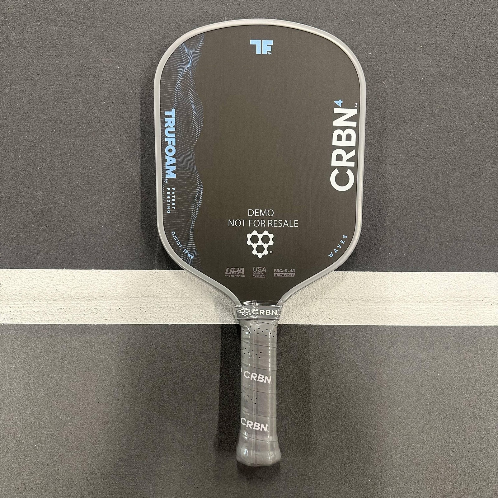New CRBN4 TruFoam Waves (Demo) Hybrid Gen4 Foam Carbon Fiber Pickleball Paddle