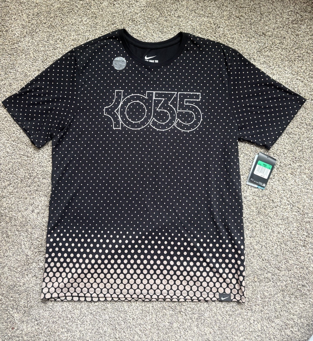 Nike Kevin Durant KD Polka Dot Shirt Basketball NWT Rare 2015 Men\'s Size XL Nike Kevin Durant KD Polka Dot Shirt Basketball NWT Rare 2015 Men\'s Size XL