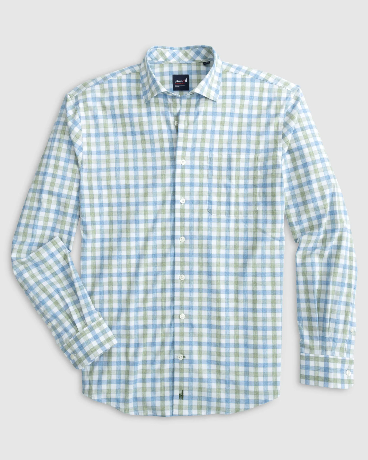 johnnie-O Performance Button Up Shirt - McArthur Blue johnnie-O Performance Button Up Shirt - McArthur Blue