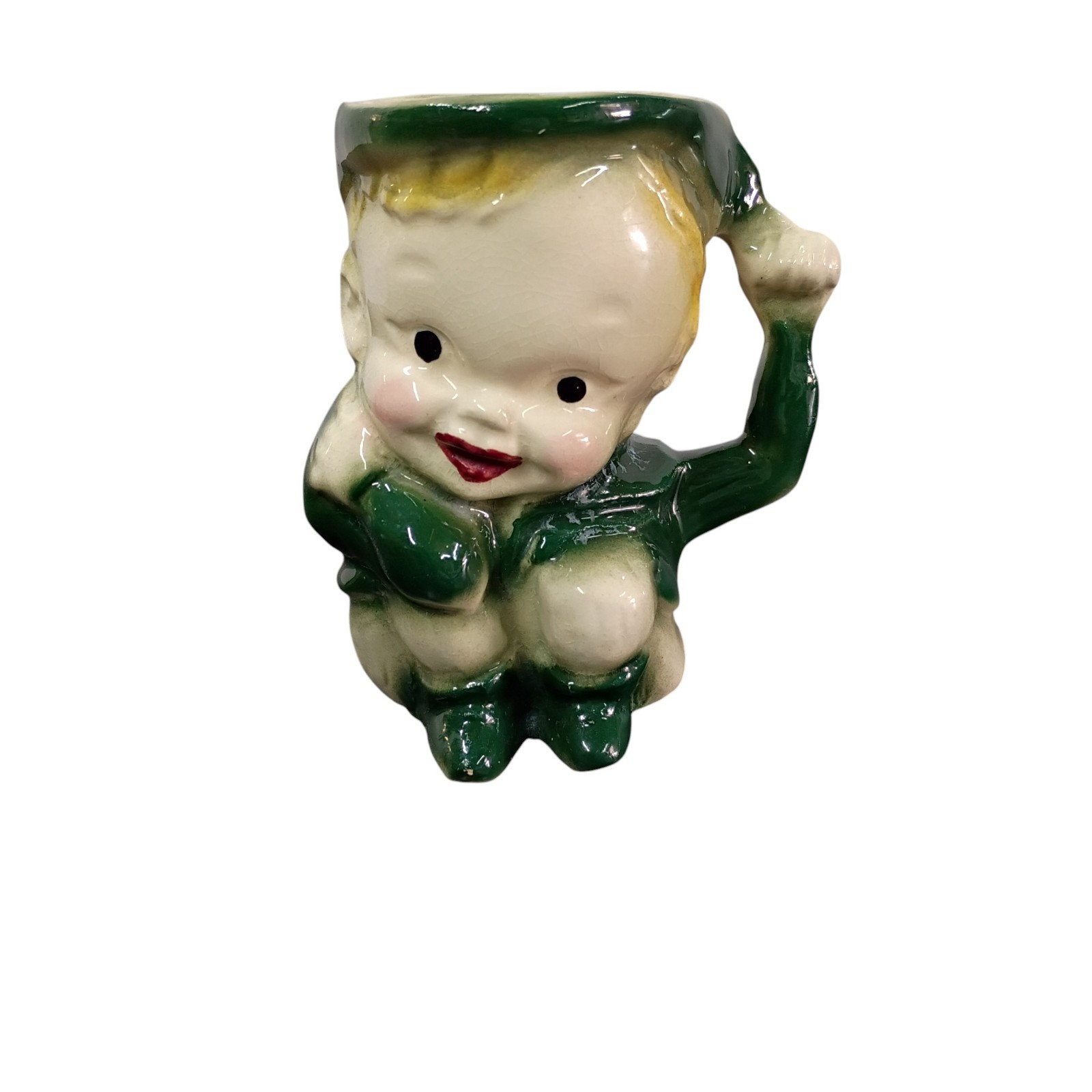 Vintage McCoy Brush Pottery Peter Pan Mug 1956 Vintage McCoy Brush Pottery Peter Pan Mug 1956