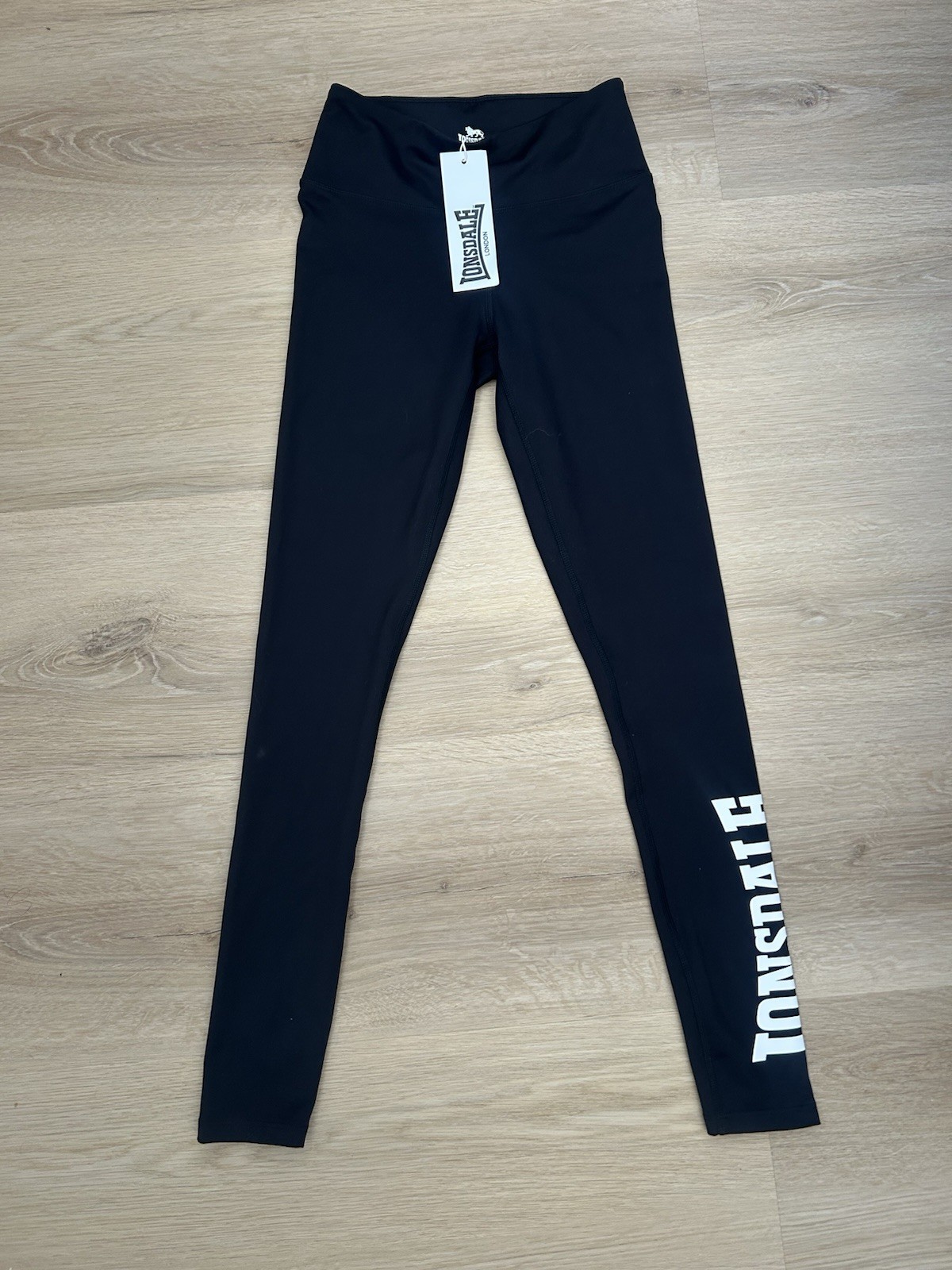 Y2K Activewear | Black Lonsdale London Leggings – Size 6 – BNWT