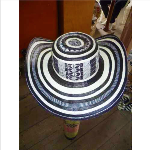 Colombian Hat Fino Sombrero Vueltiao Handmade in Colombia 100% Caña Arrow 19 Lap
