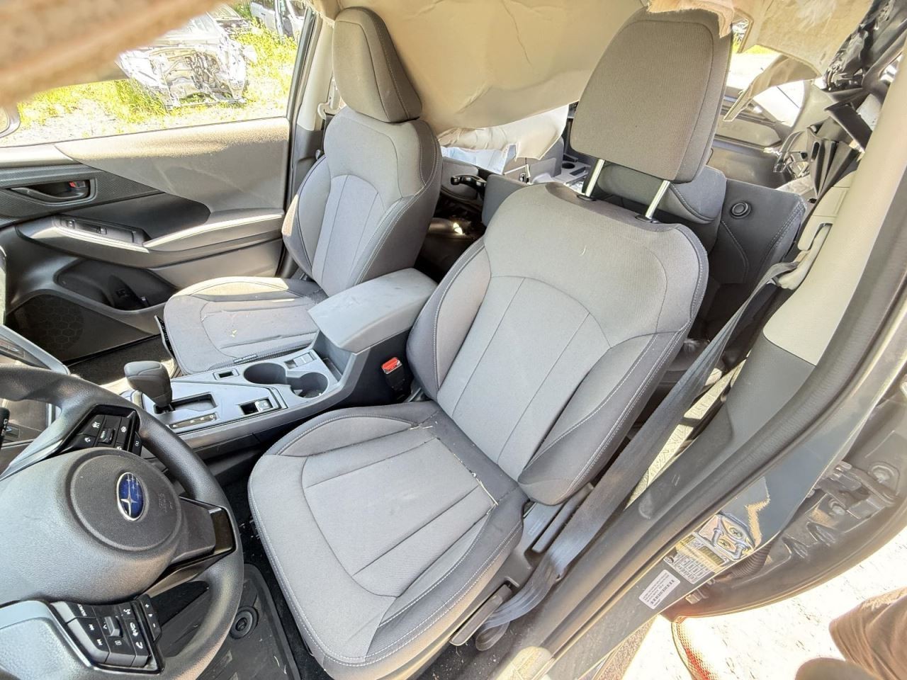 2024-2025 Subaru XV Crosstrek Left Driver Side Front Seat Manual Cloth Gray