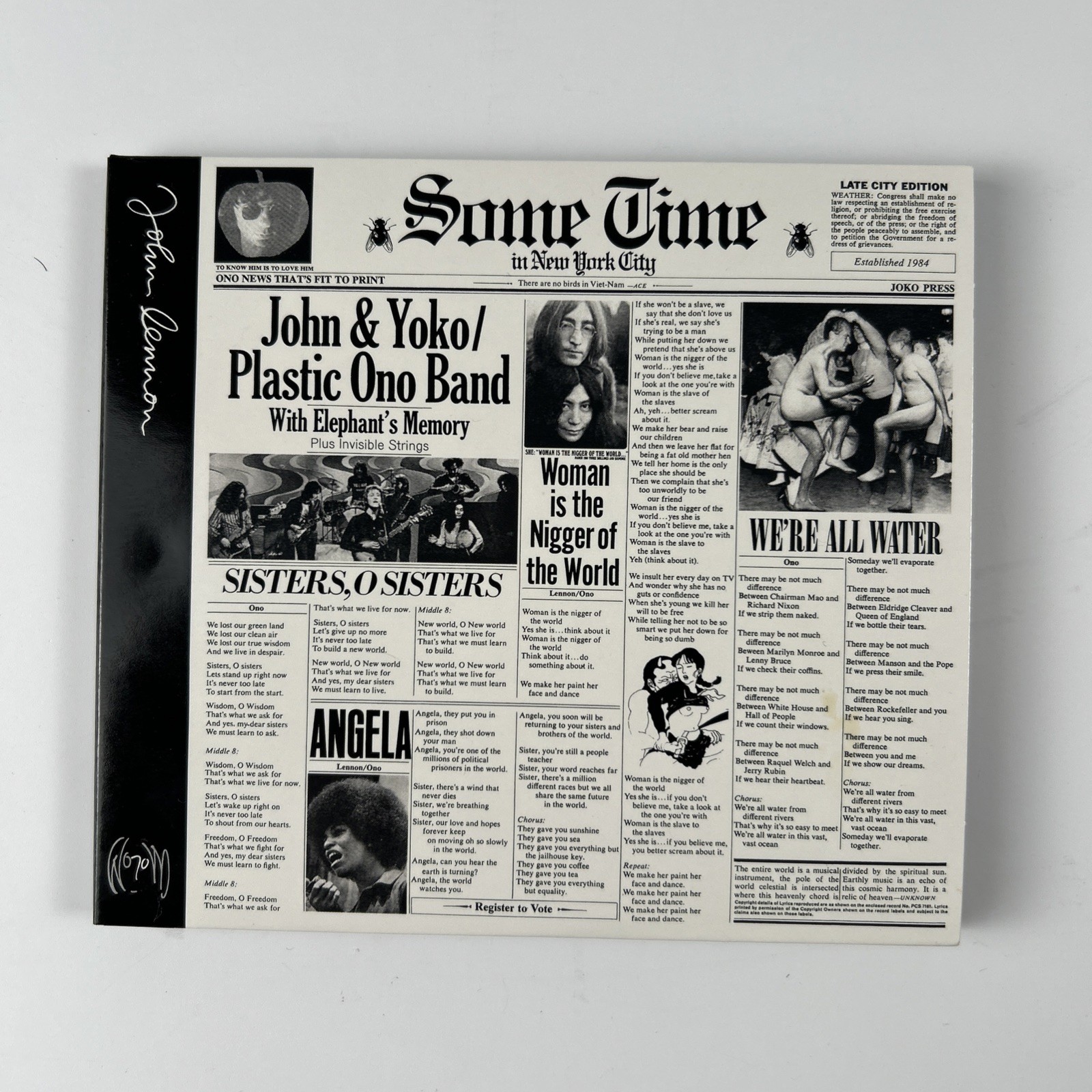 John Lennon and Yoko Ono : Some Time in New York City 2 CD Remastered 2010 Album John Lennon and Yoko Ono : Some Time in New York City 2 CD Remastered 2010 Album