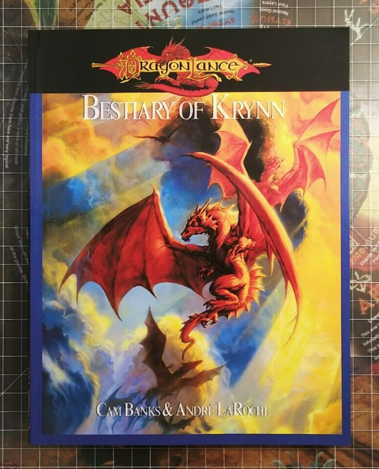 Bestiary of Krynn - Dragonlance - Dungeons & Dragons - Softcover