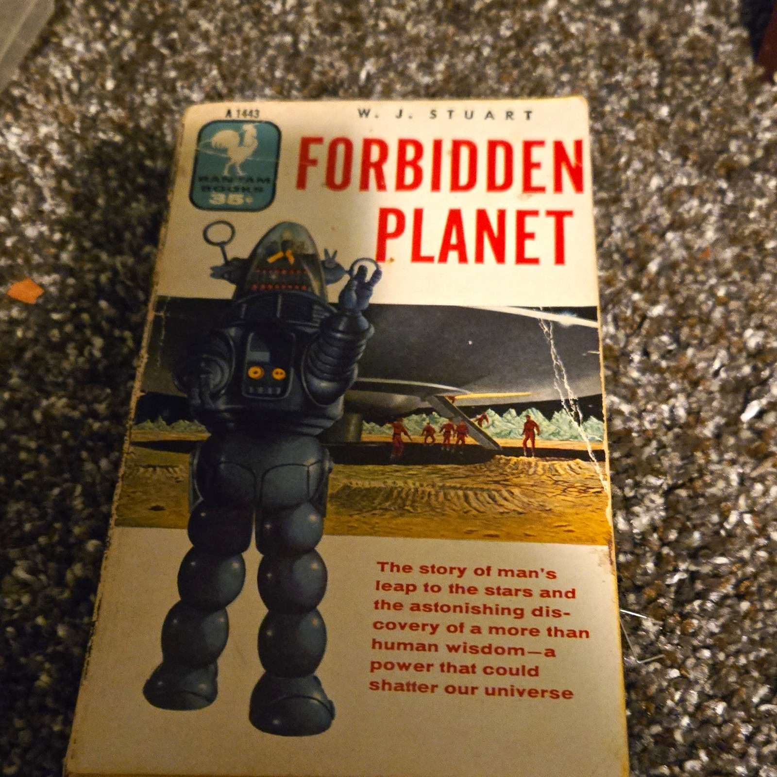 W. J. Stuart Forbidden Planet Vintage Paperback 1956 Bantam Books Altair 4 W. J. Stuart Forbidden Planet Vintage Paperback 1956 Bantam Books Altair 4