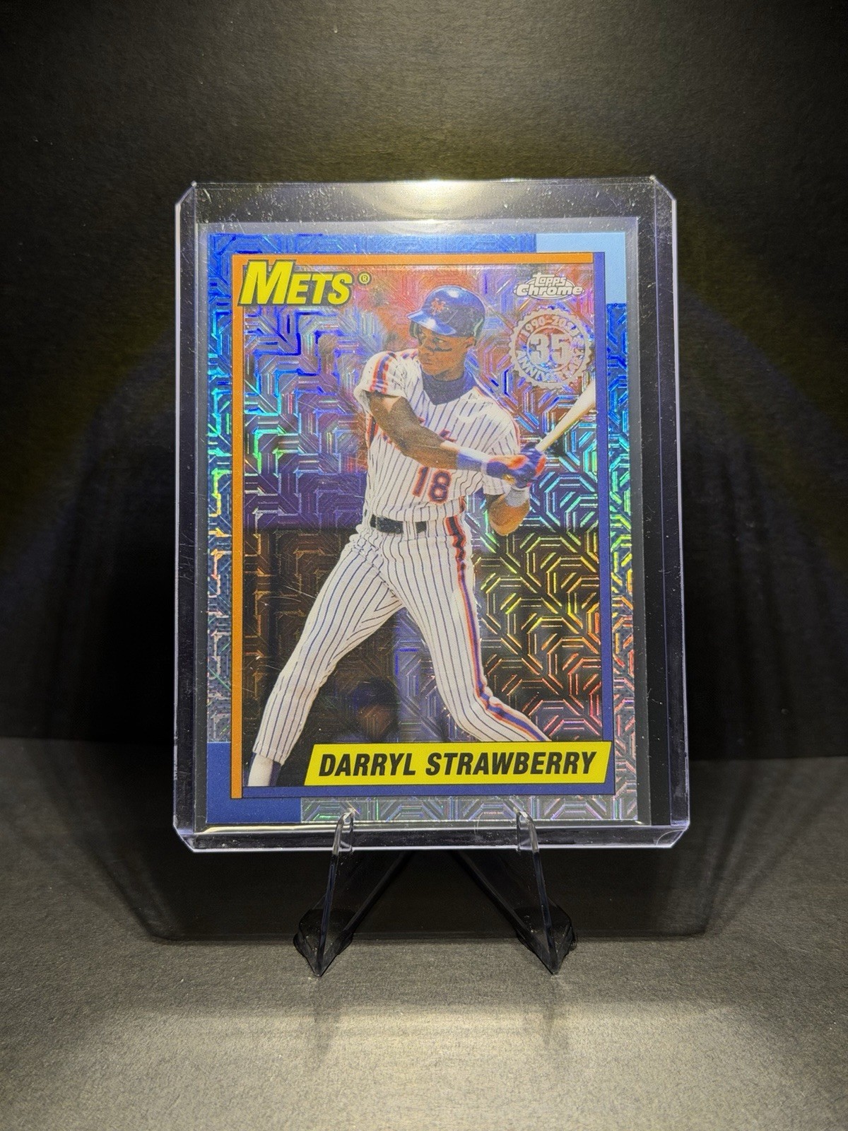 2025 Topps Chrome Darryl Strawberry #U90-87 1990 Silver Pack Mets 2025 Topps Chrome Darryl Strawberry #U90-87 1990 Silver Pack Mets
