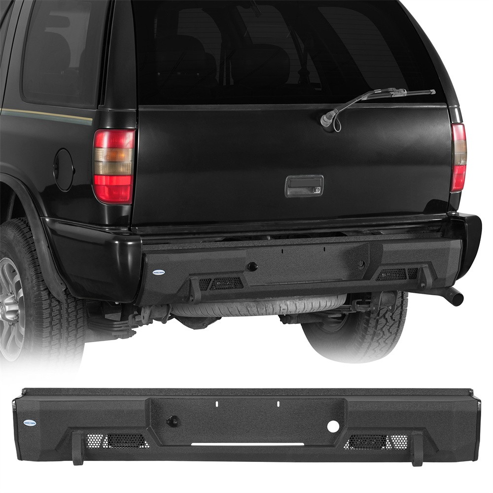 Off-Road Steel Rear Bumper w/2x 9W LED Spotlights For 1995-2005 Chevy S10 Blazer Off-Road Steel Rear Bumper w/2x 9W LED Spotlights For 1995-2005 Chevy S10 Blazer