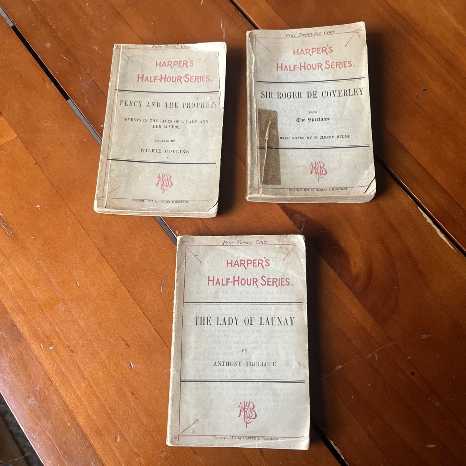 Harper\'s Half-Hour Series Lot Of 3 Harper\'s Half-Hour Series Lot Of 3