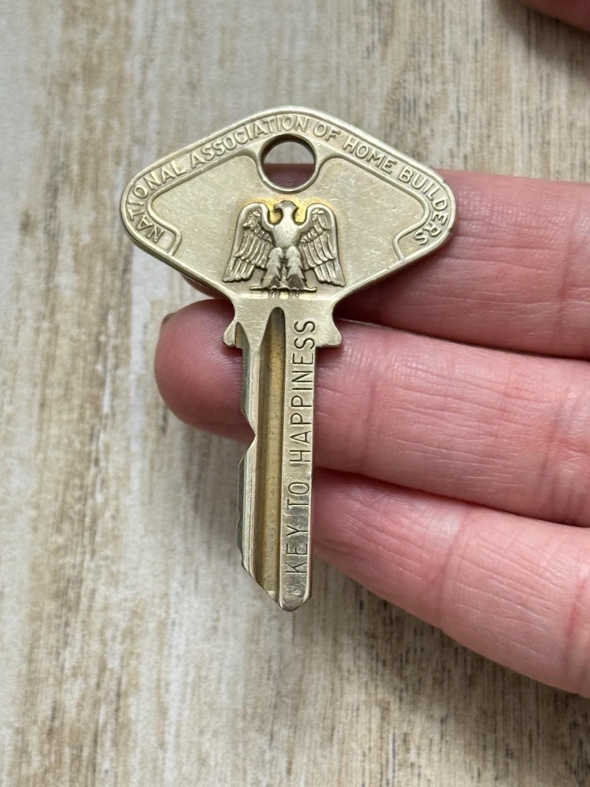 Vintage Ornate National Association Of Home Builders Yale Key To Happiness Key Vintage Ornate National Association Of Home Builders Yale Key To Happiness Key
