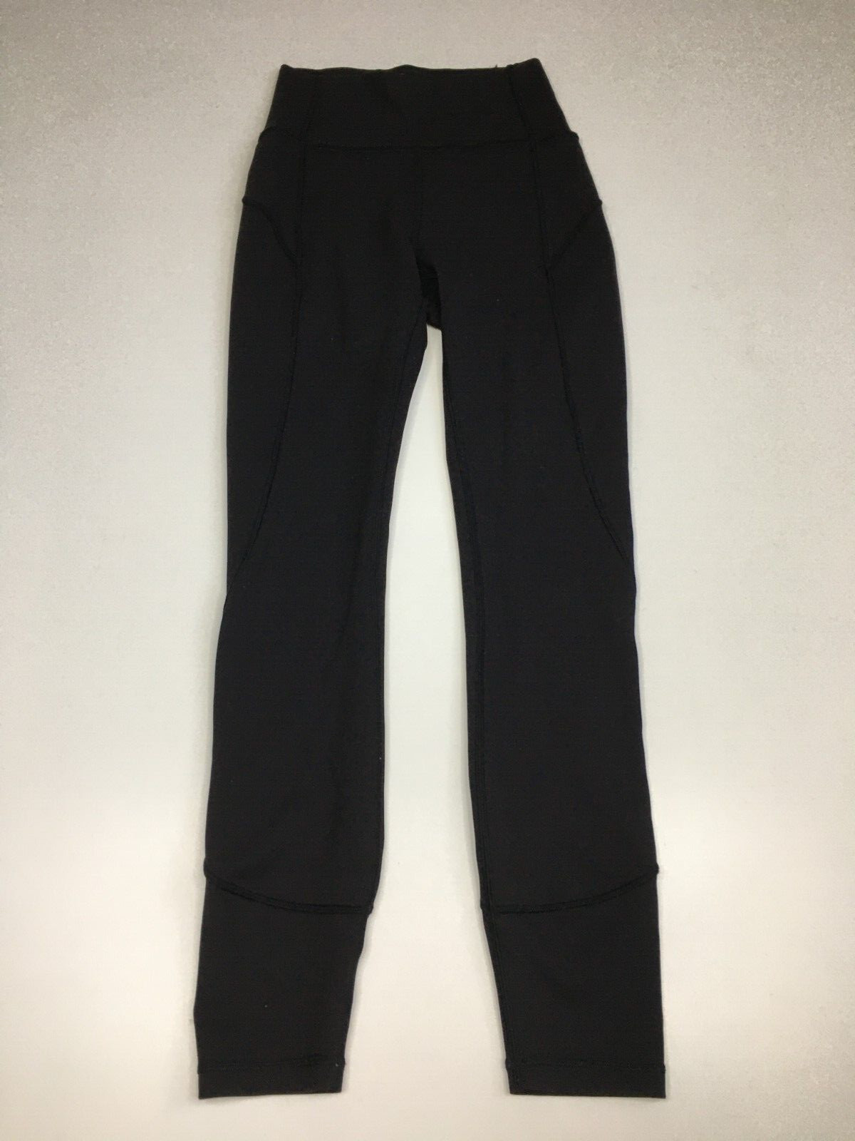 LULULEMON Athletica Black Pull On Stretch Activewear Leggings Pant Womens sz 2