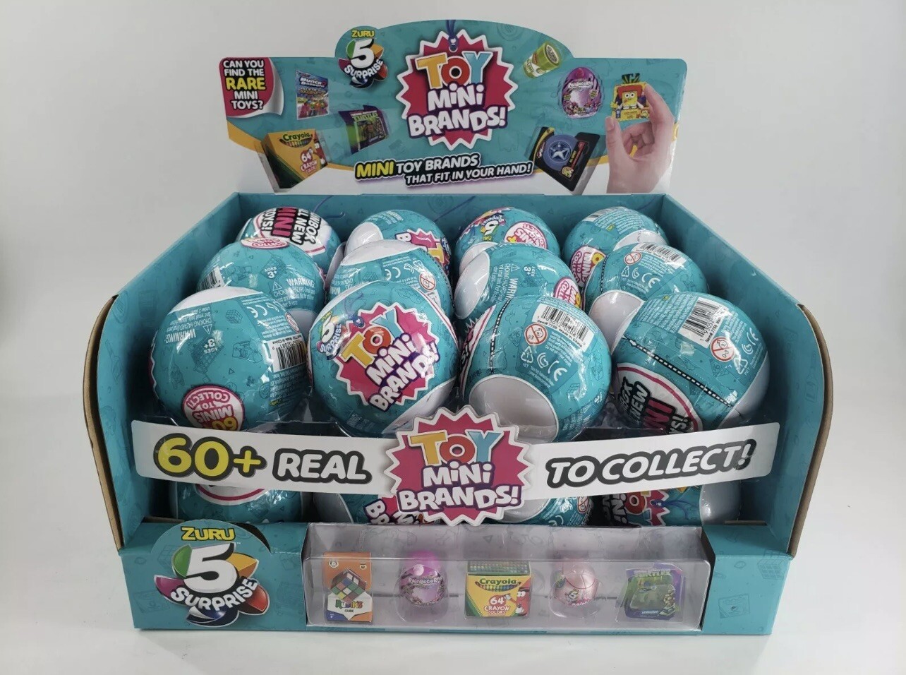 Zuru 5 Surprise Toy Series Mini Brands Ball Capsule 12 Plus Display Case Zuru 5 Surprise Toy Series Mini Brands Ball Capsule 12 Plus Display Case