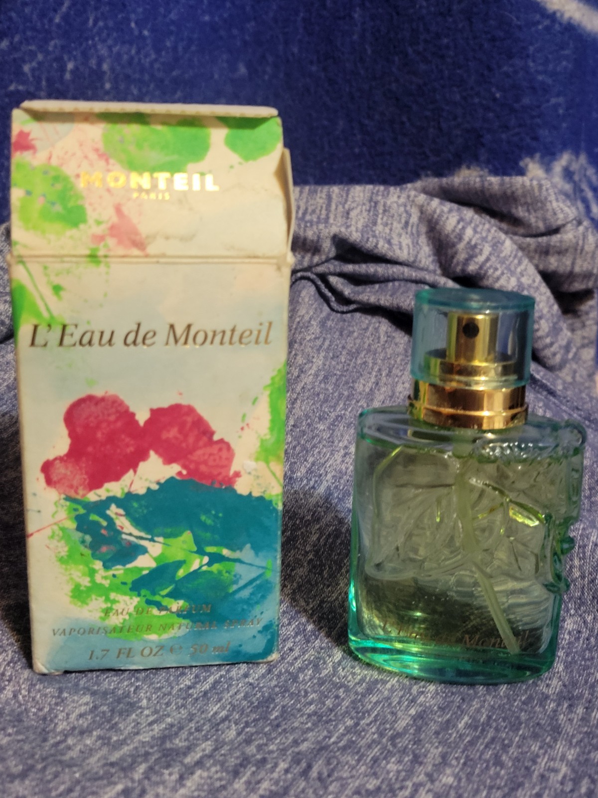 L\'EAU DE MONTEIL by MONTEIL Women EDP 1.7oz Spray Vintage From Late 90s Early 2 L\'EAU DE MONTEIL by MONTEIL Women EDP 1.7oz Spray Vintage From Late 90s Early 2