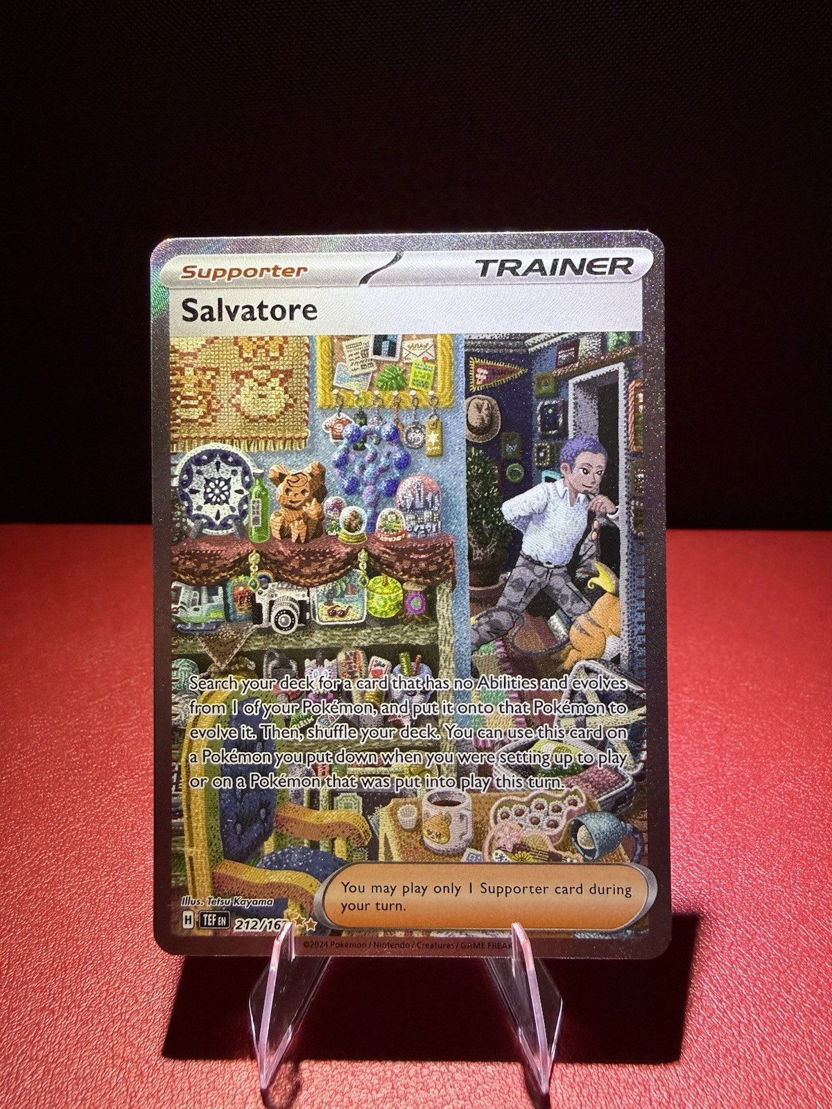 Salvatore 212/162 SIR Temporal Forces Pokemon TCG
