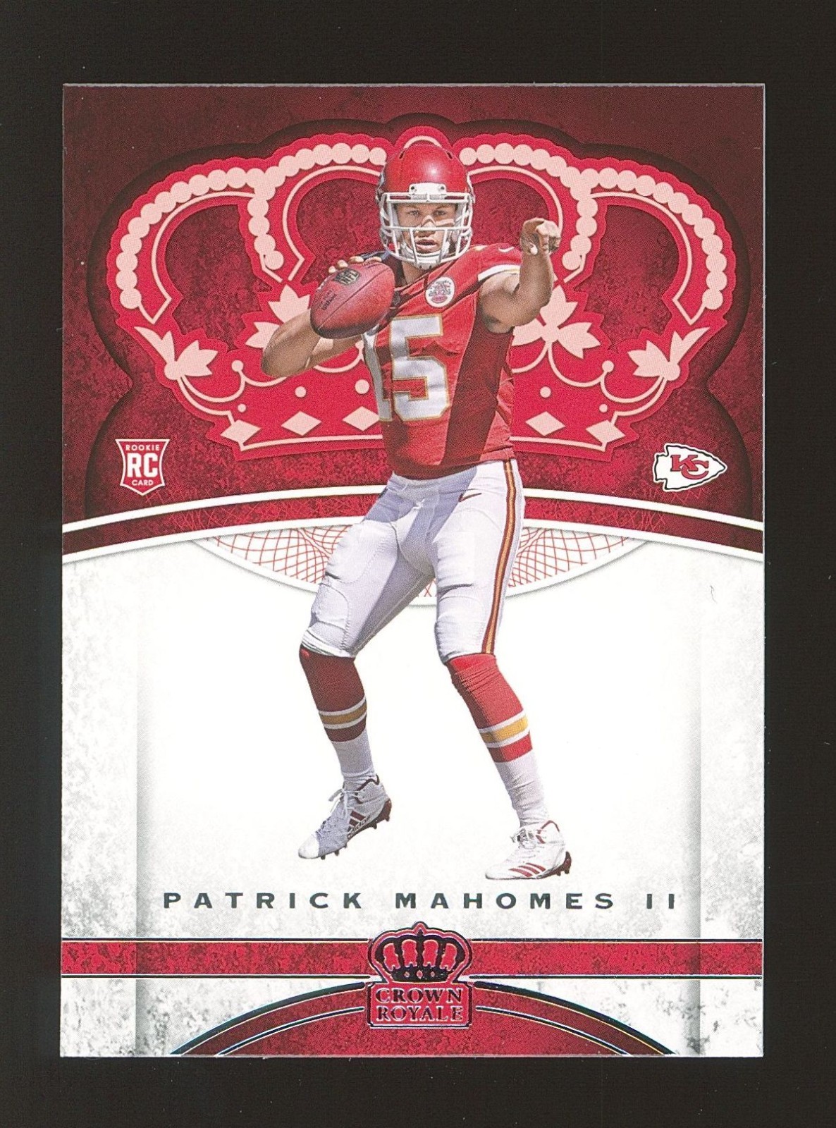 2017 Panini Preferred Crown Royale PATRICK MAHOMES II #84 💎 Rc 2017 Panini Preferred Crown Royale PATRICK MAHOMES II #84 💎 Rc