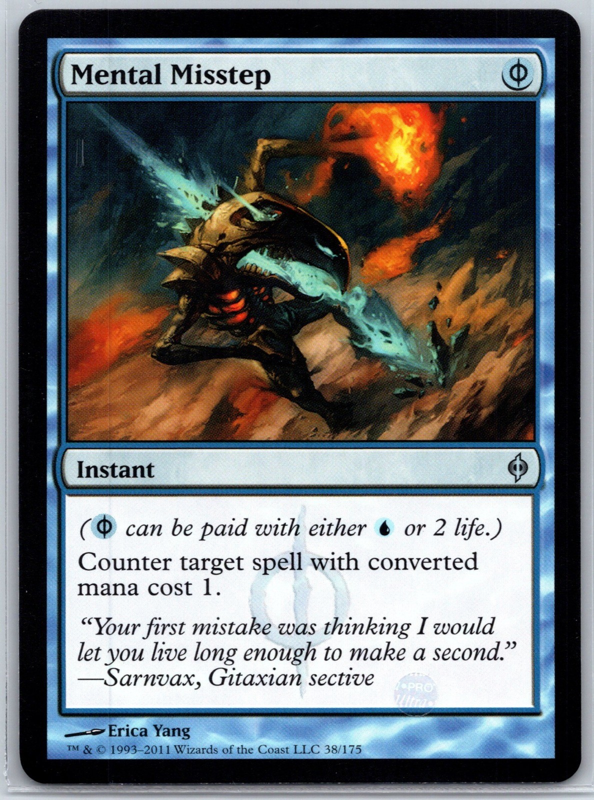 Mental Misstep U New Phyrexia 38 NM Mental Misstep U New Phyrexia 38 NM