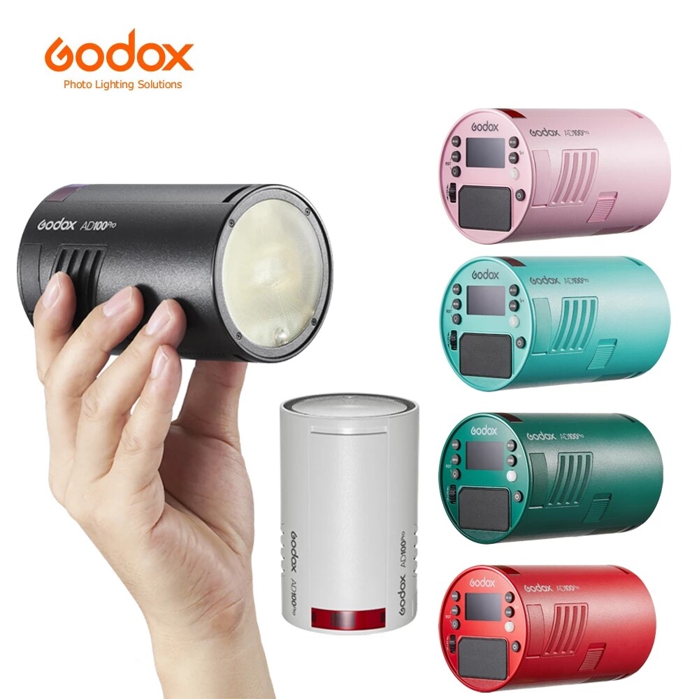 Godox AD100Pro AD100 Pro 100W 2.4G Flash Strobe 1/8000 HSS Pocket Camera Flash
