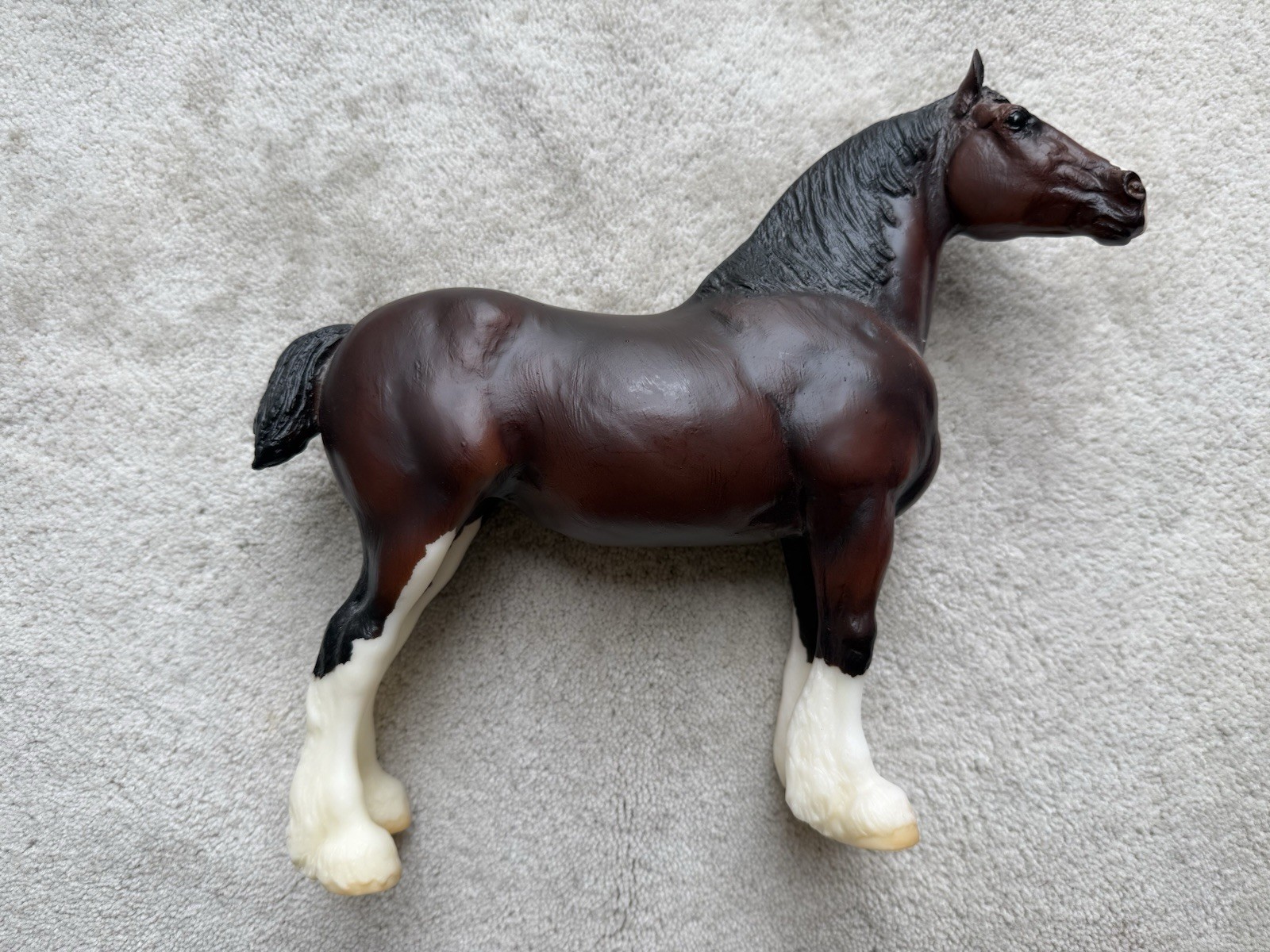 Retired Breyer Horse #5445 Alba Dark Bay Clydesdale Mare Draft Tractor Supply SR Retired Breyer Horse #5445 Alba Dark Bay Clydesdale Mare Draft Tractor Supply SR