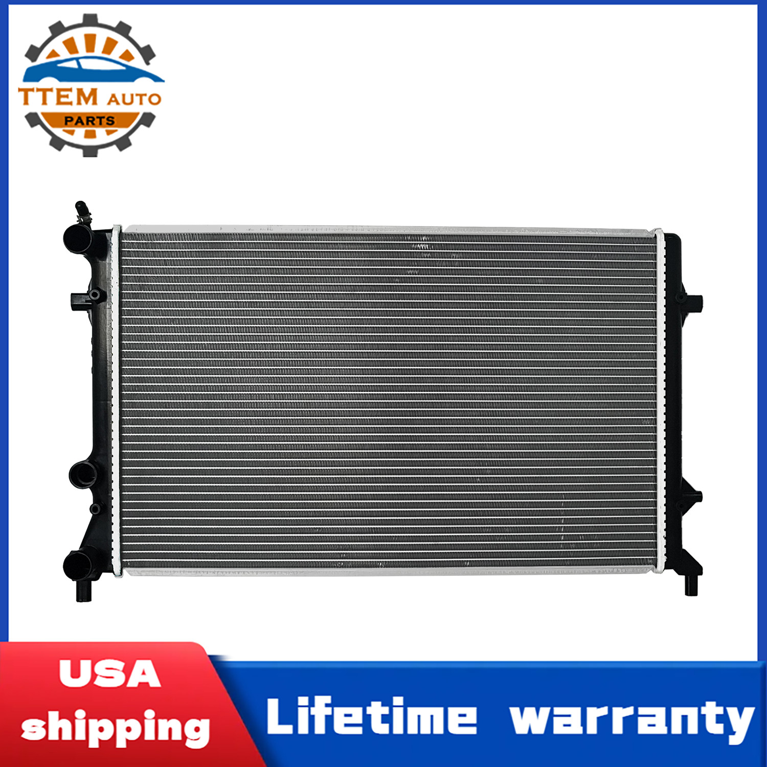 For 2011-2015 VW Jetta Passat 2.0L 2.5L Radiator OE Style Aluminum Core 13215