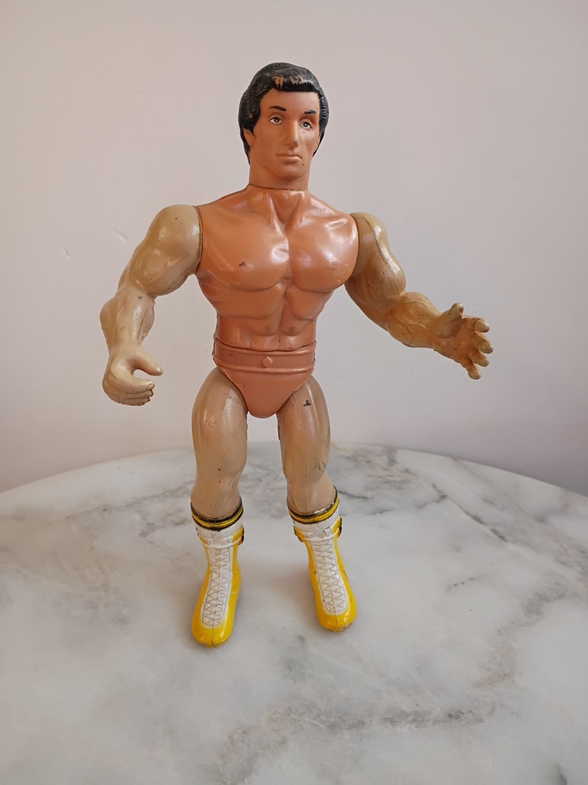 Vintage Dated 1983 Rocky Balboa Action Figure Boxing United Artists Corp 7 inch 