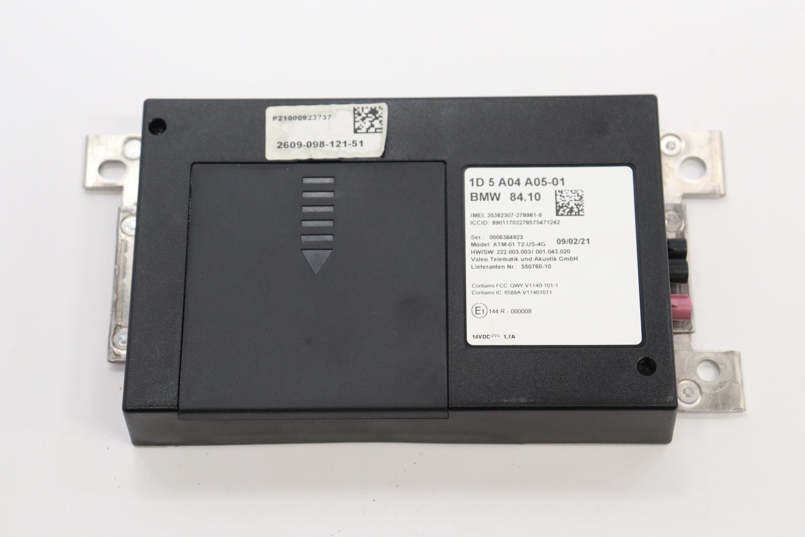 2021 - 2024 MINI COUNTRYMAN F60 TELEMATICS CONTROL MODULE UNIT OEM 84105A04A05 2021 - 2024 MINI COUNTRYMAN F60 TELEMATICS CONTROL MODULE UNIT OEM 84105A04A05