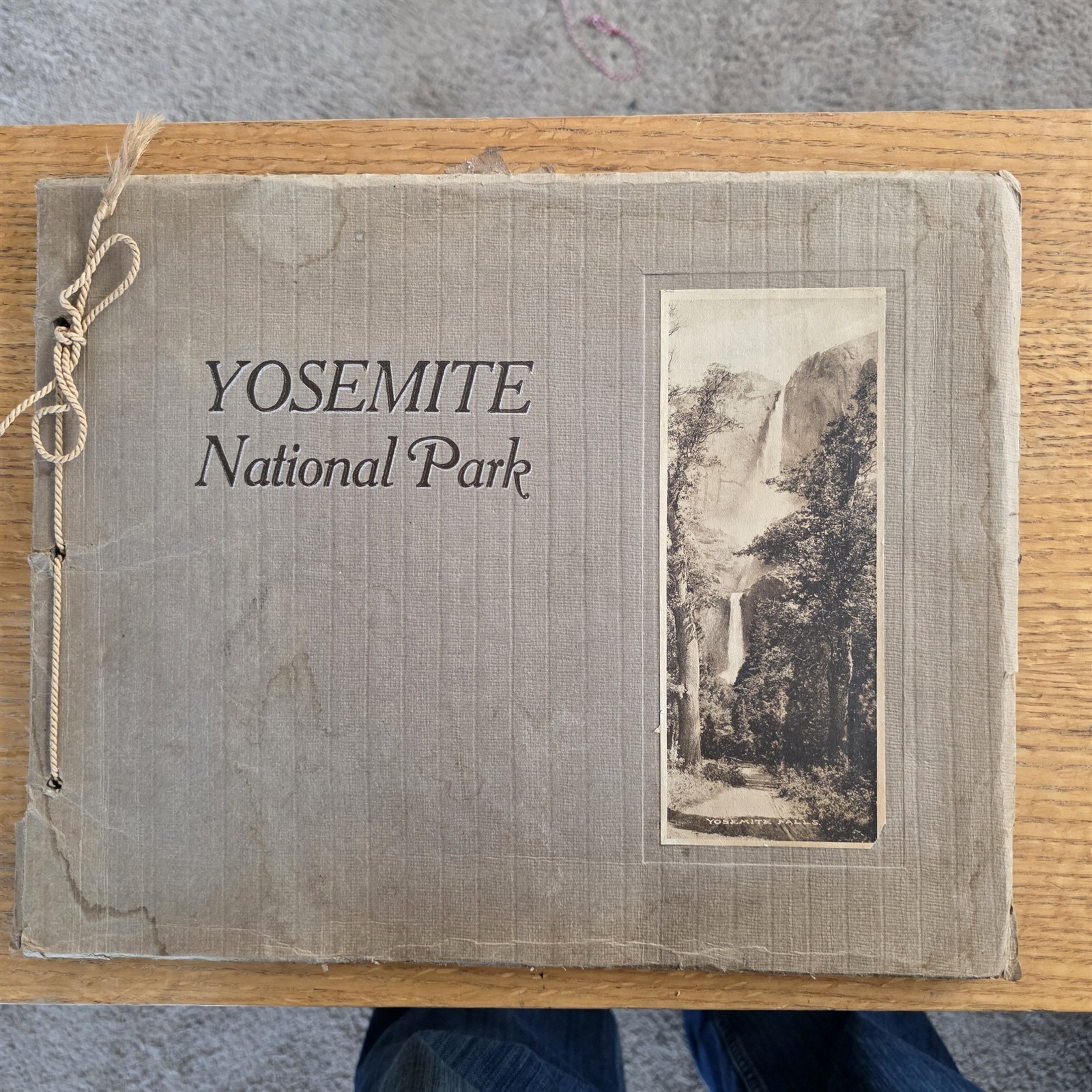 Yosemite National Park Antique Book Print Portfolio c 1915, Large Photogravures Yosemite National Park Antique Book Print Portfolio c 1915, Large Photogravures