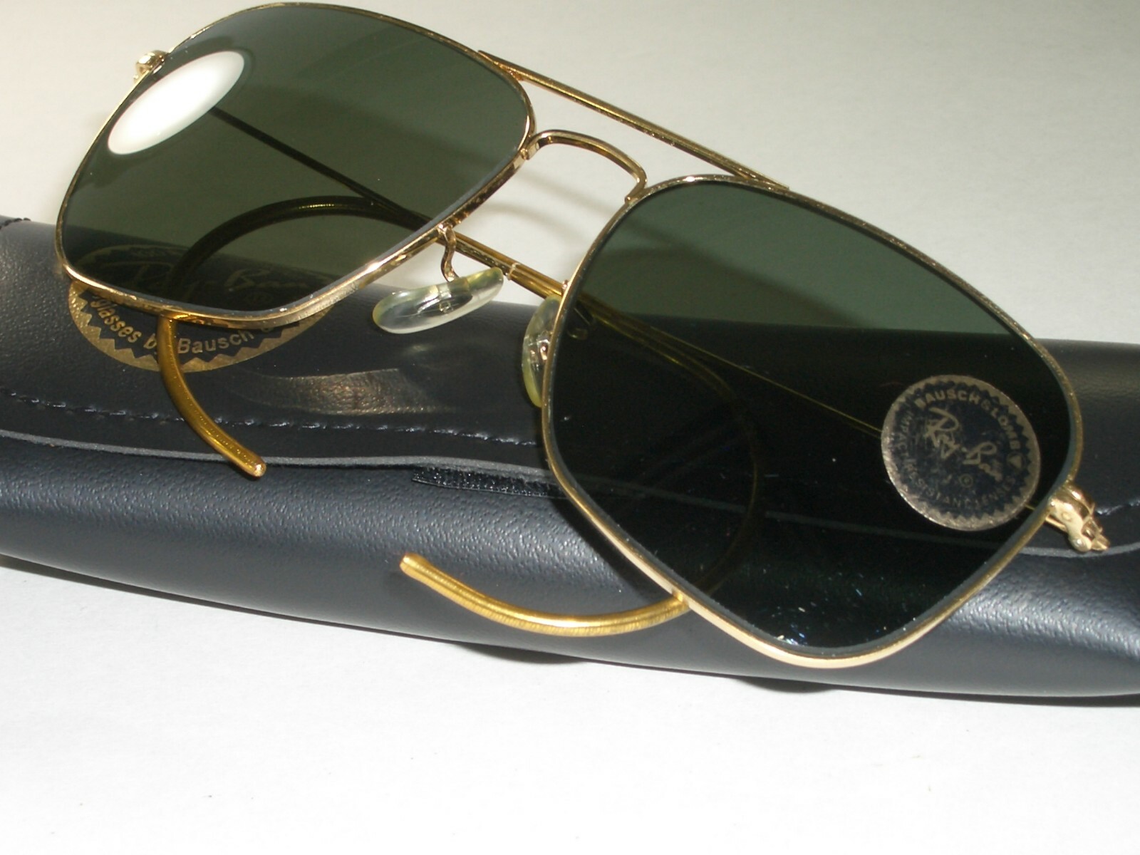 1970s 58/14mm VINTAGE B&L RAY BAN GEP G15 WRAPAROUNDS CARAVAN AVIATOR SUNGLASSES 1970s 58/14mm VINTAGE B&L RAY BAN GEP G15 WRAPAROUNDS CARAVAN AVIATOR SUNGLASSES