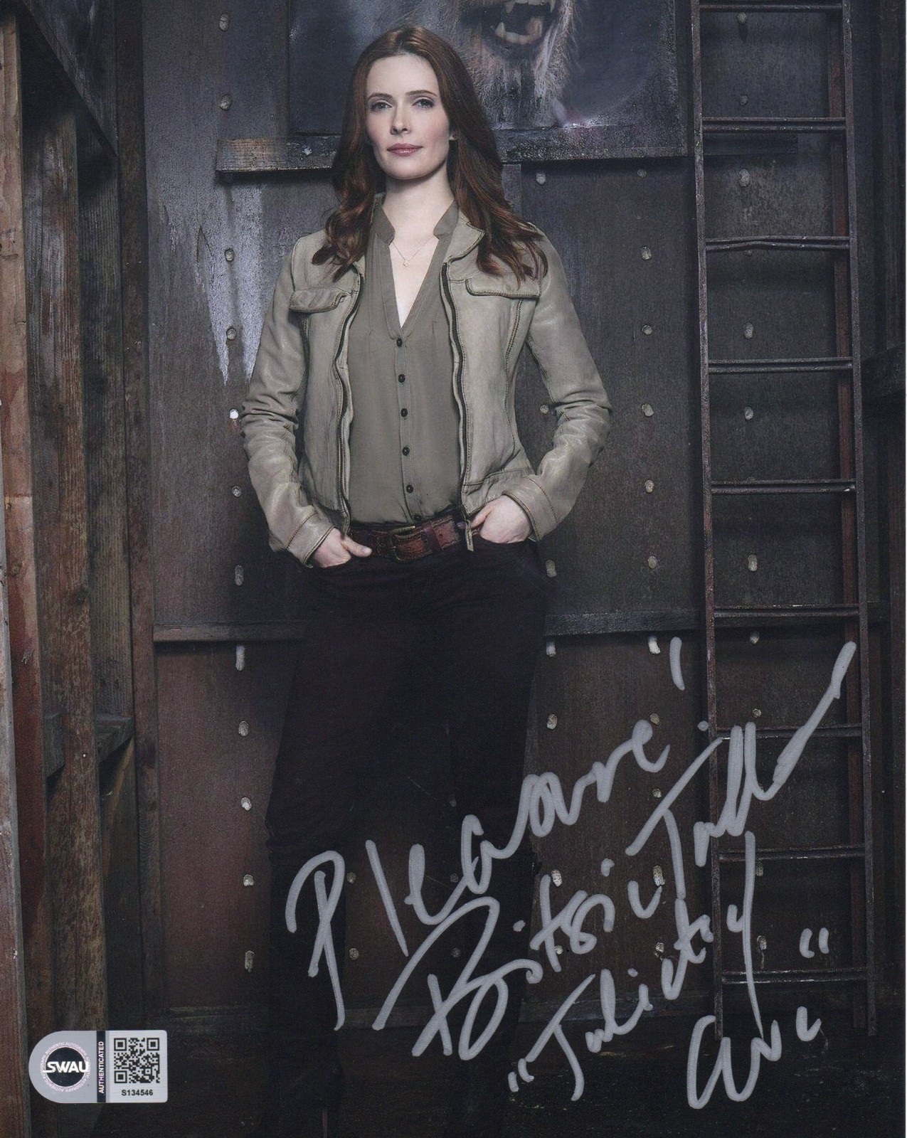 ELIZABETH BITSIE TULLOCH SIGNED PHOTO ALSO SWAU (1) GRIMM