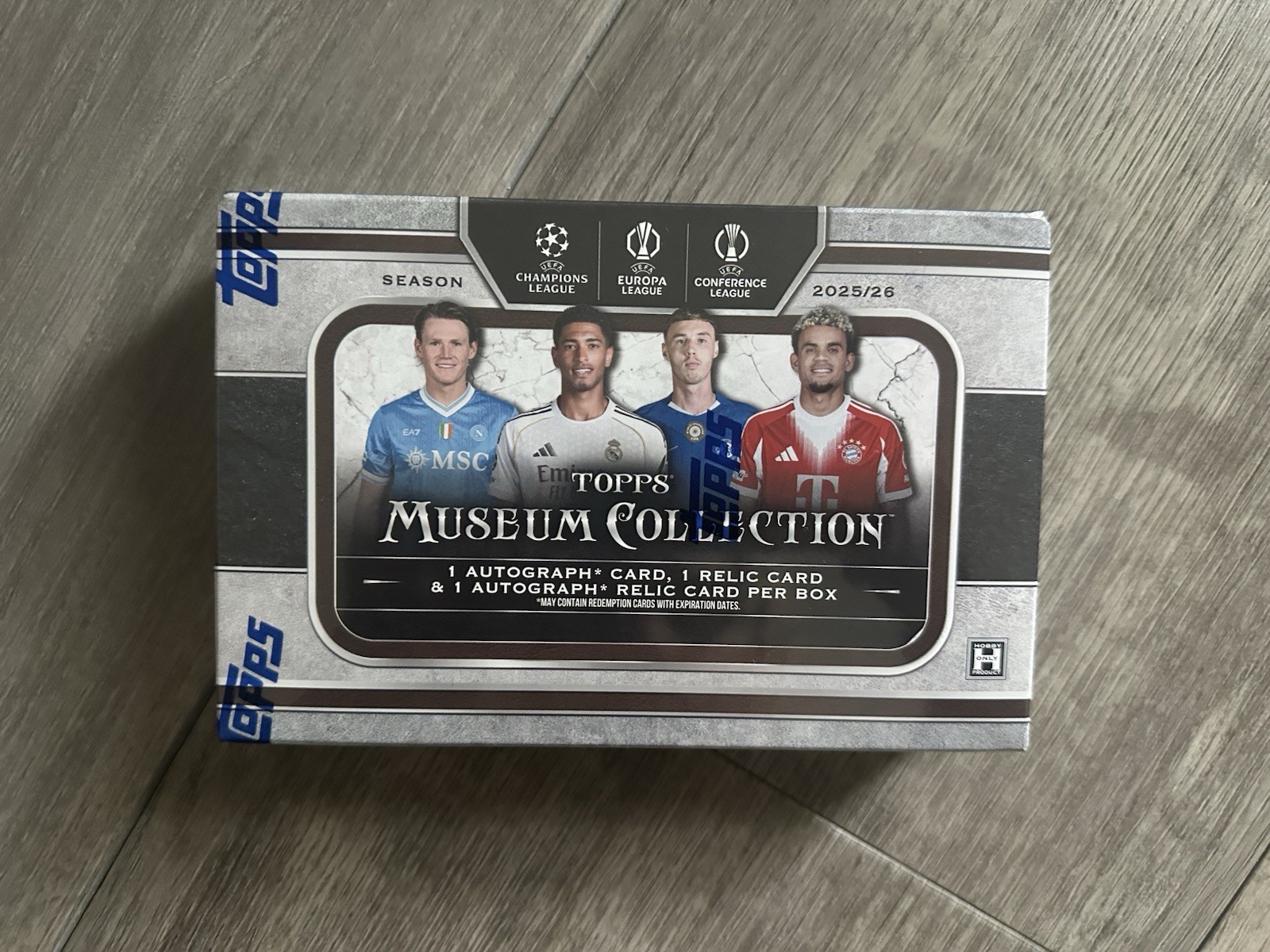 2025/26 TOPPS UEFA CLUB COMPETITIONS MUSEUM COLLECTION SOCCER HOBBY BOX