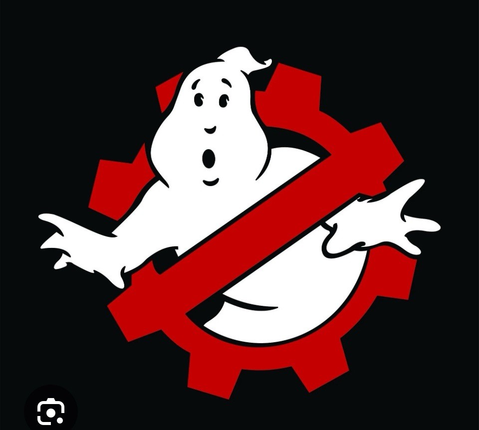18” Ghostbusters Engineer Ghost Logo 1 Removable Auto Decal MAGNET Made In USA