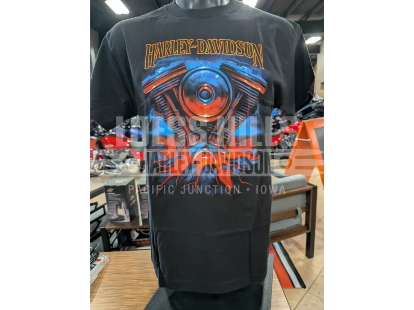 Loess Hills Harley-Davidson Men\'s HD Evo Eruption T-shirt 3002444