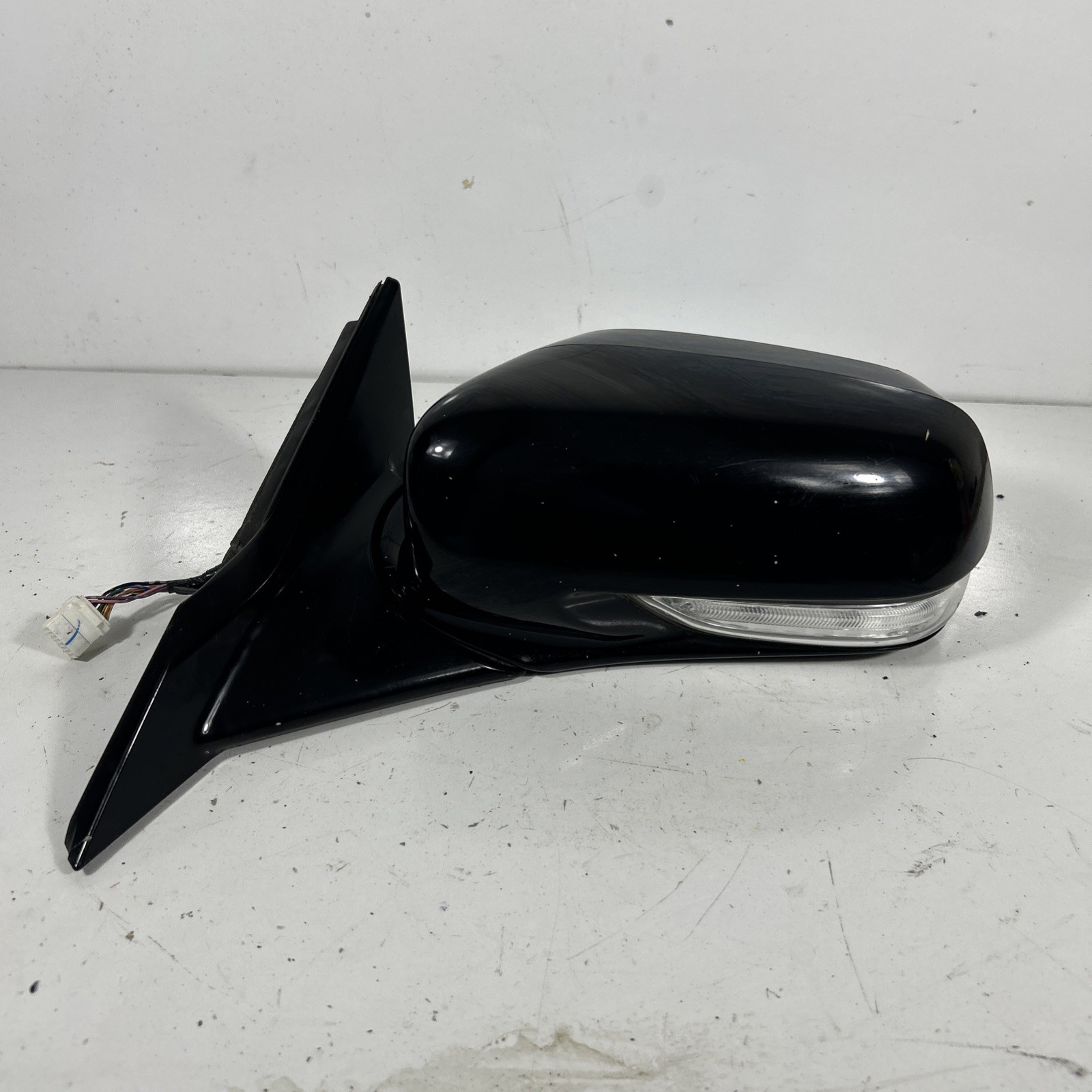 2009-2014 ACURA TL SIDE MIRROR LEFT DRIVER SIDE MIRROR ASSY BLACK NH731P OEM 2009-2014 ACURA TL SIDE MIRROR LEFT DRIVER SIDE MIRROR ASSY BLACK NH731P OEM