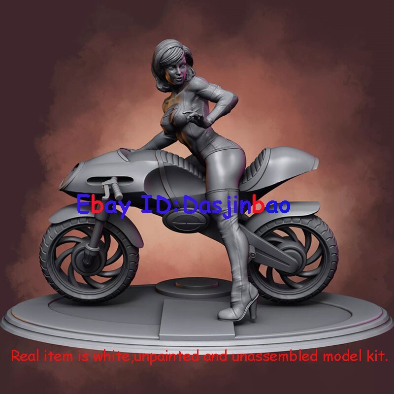 Helen Parr Motorcycle 1/12 1/10 1/8 1/6 3D Print Model Kit Unpainted Unassembled