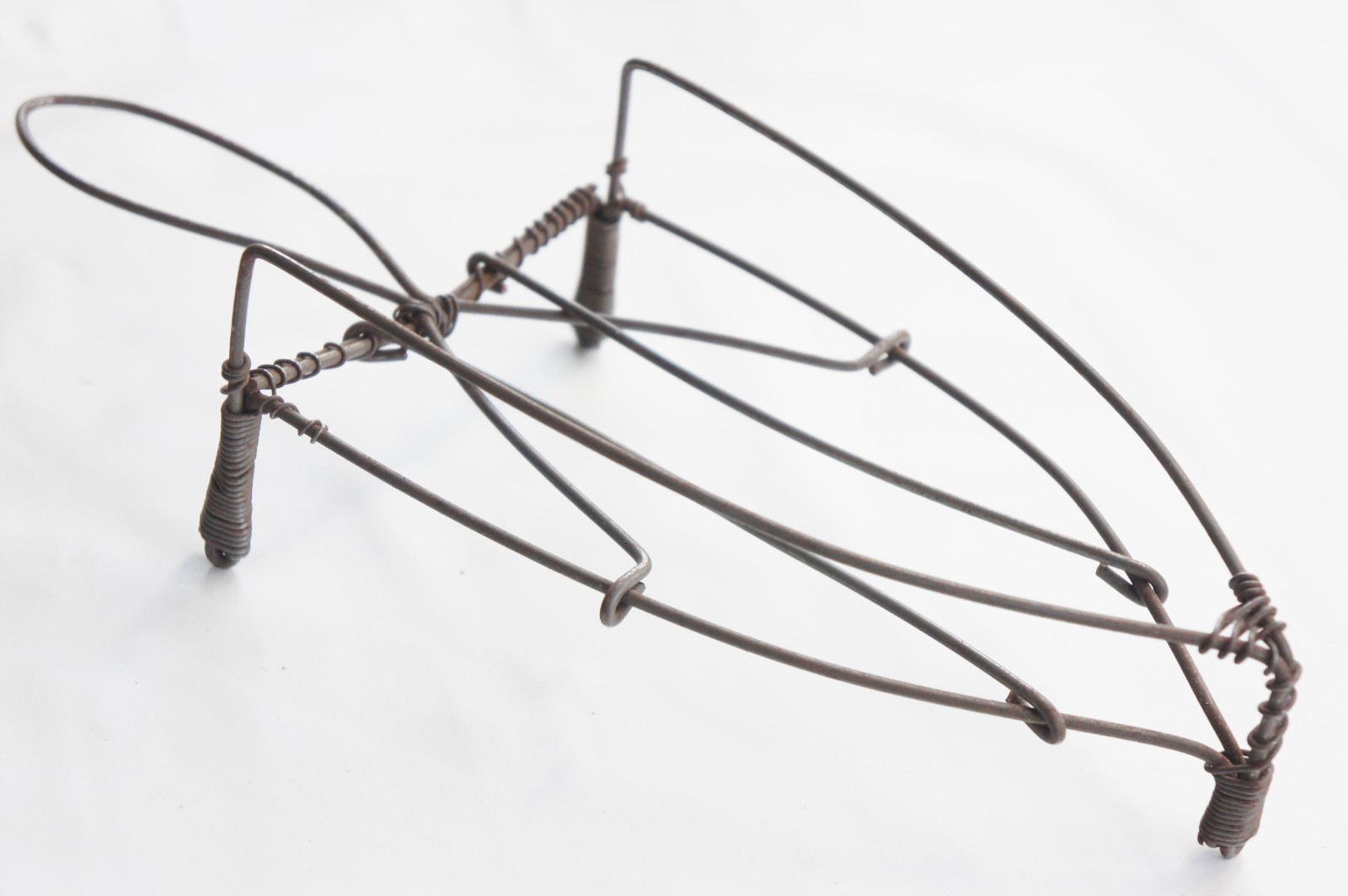 Vintage Swedish Rare Antique Wire Hobo Art Sad Iron Trivet Cottagecore Vintage Swedish Rare Antique Wire Hobo Art Sad Iron Trivet Cottagecore