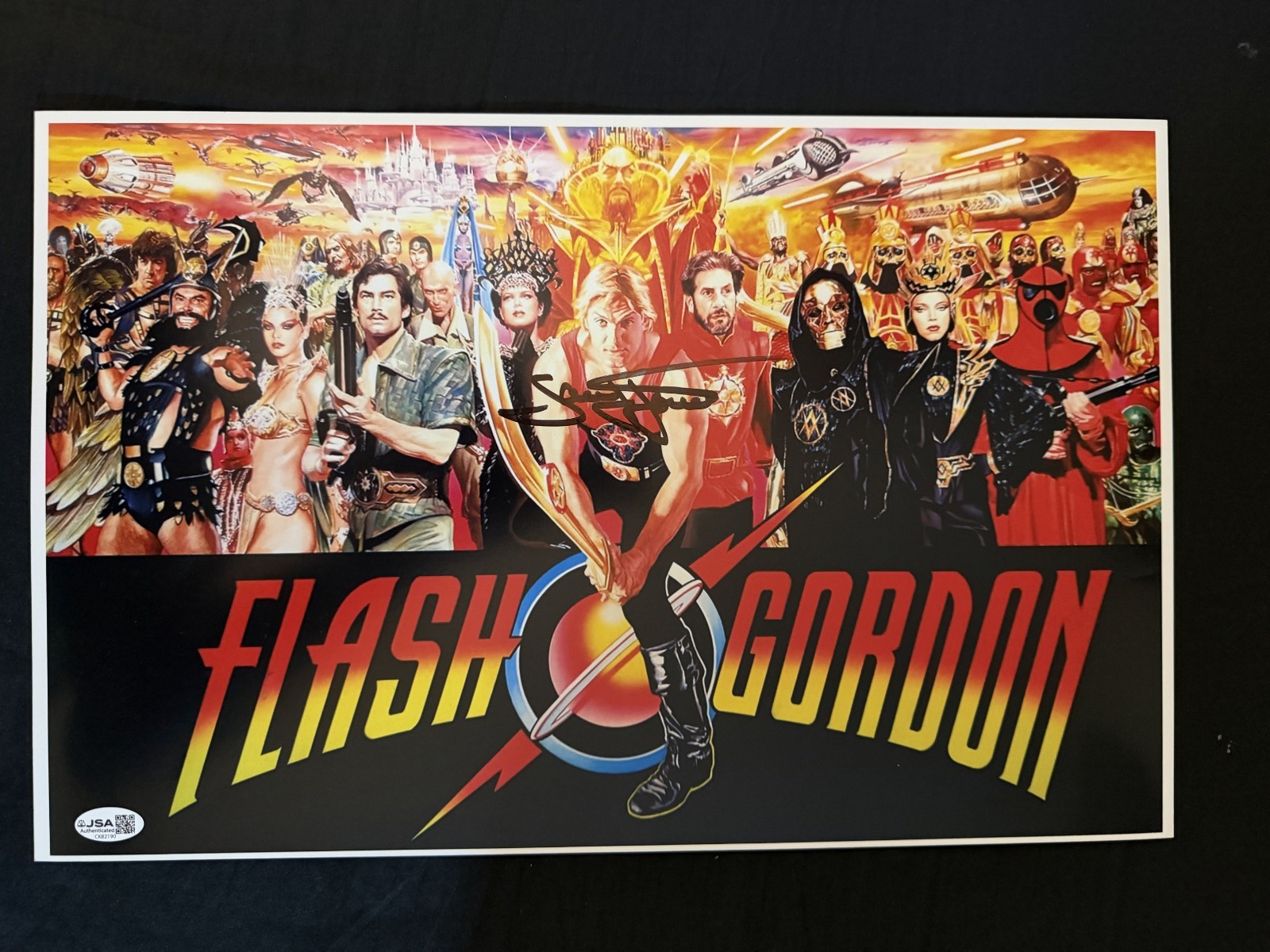 Sam Jones signed 11x17 Flash Gordon photo W/ JSA COA Sam Jones signed 11x17 Flash Gordon photo W/ JSA COA