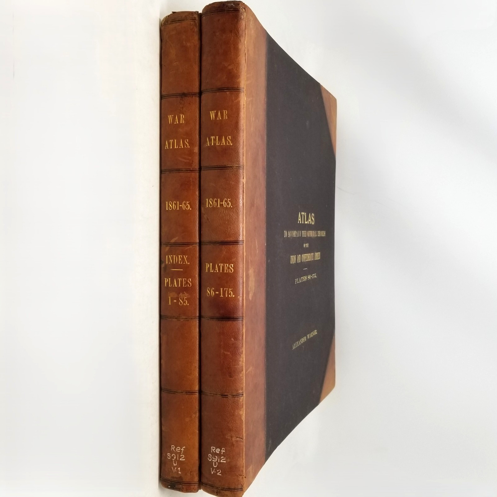 Civil War Atlas 1895 Official Records Union Confederate Armies 2 Vol Maps