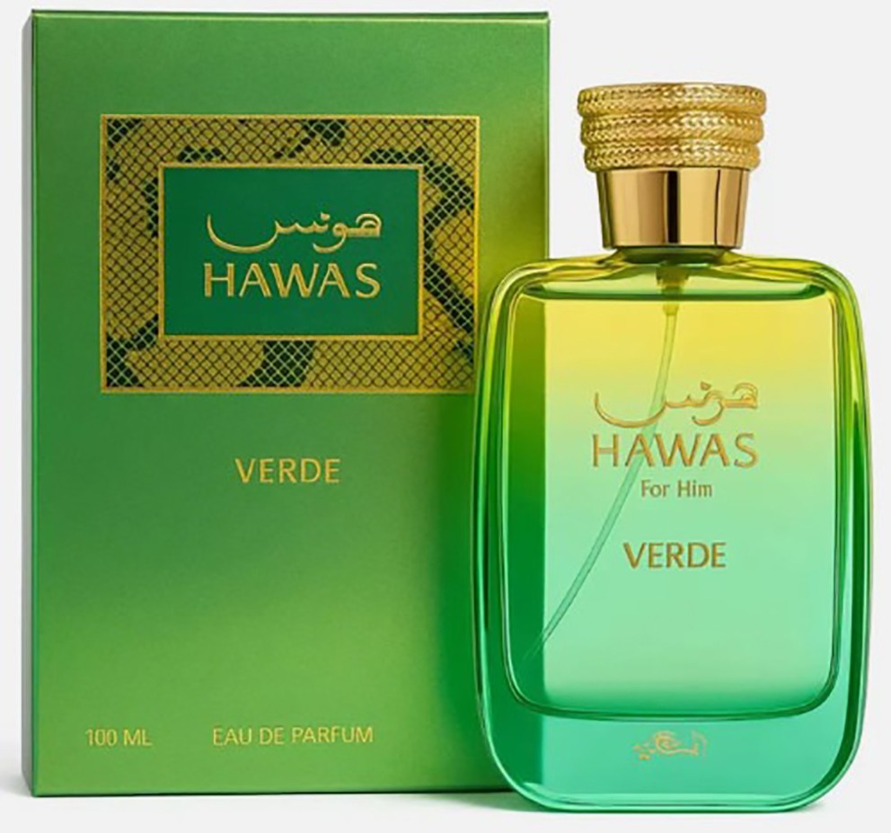 Rasasi Hawas Verde - Citrus, Fresh Spicy, Conifer, EDP 3.4oz Men Lasting Spray Rasasi Hawas Verde - Citrus, Fresh Spicy, Conifer, EDP 3.4oz Men Lasting Spray