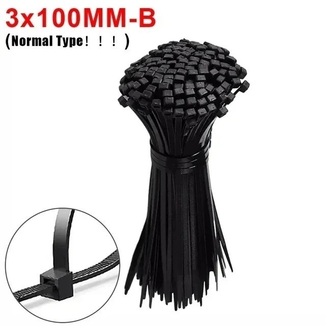 Heavy Duty Nylon Universal Cable Tie Buckle Self Locking Nylon Zip Ties Holder