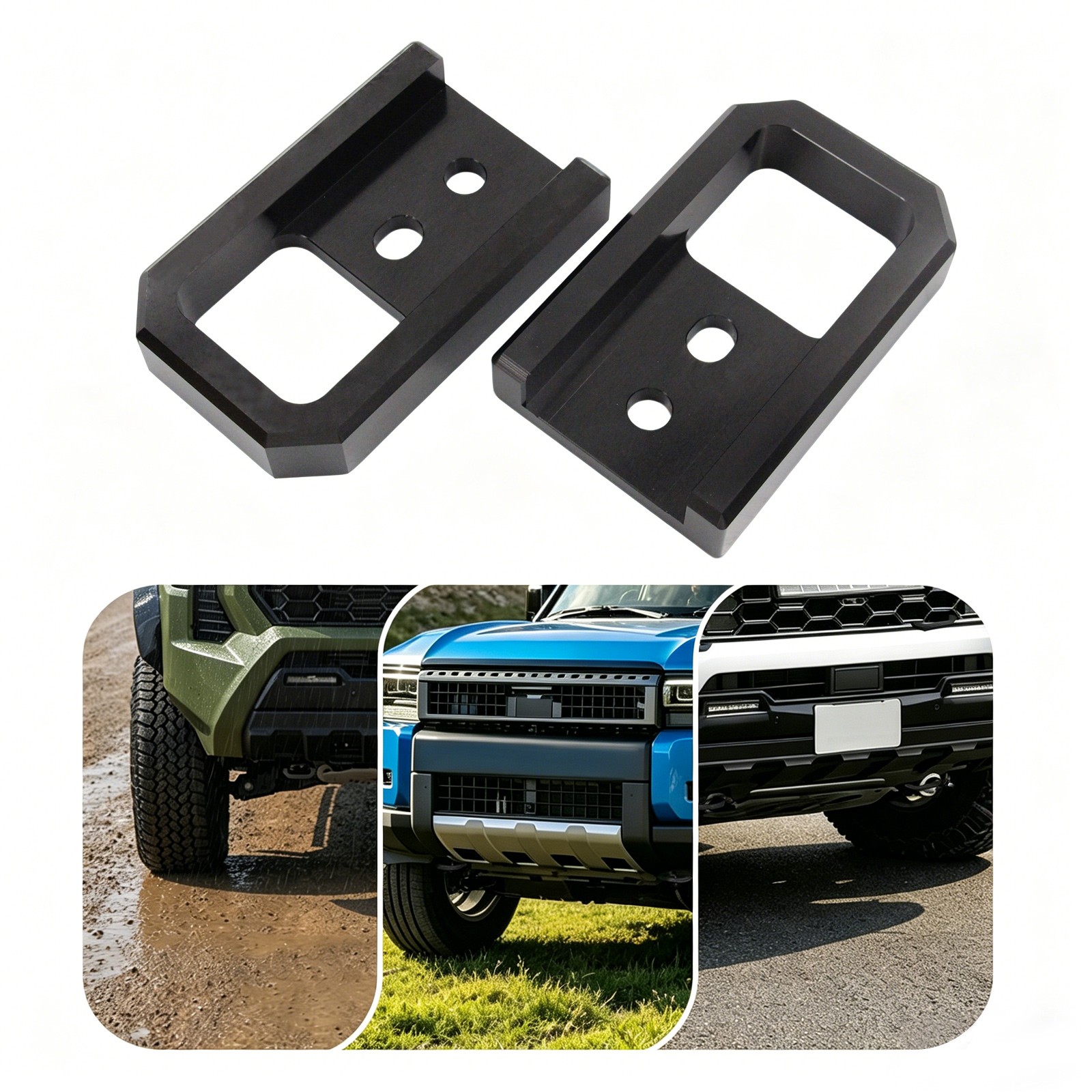 For Toyota Tacoma 2024 2025 2026 Tow Hook 2Pcs Recovery Hook Front Trailer Hook