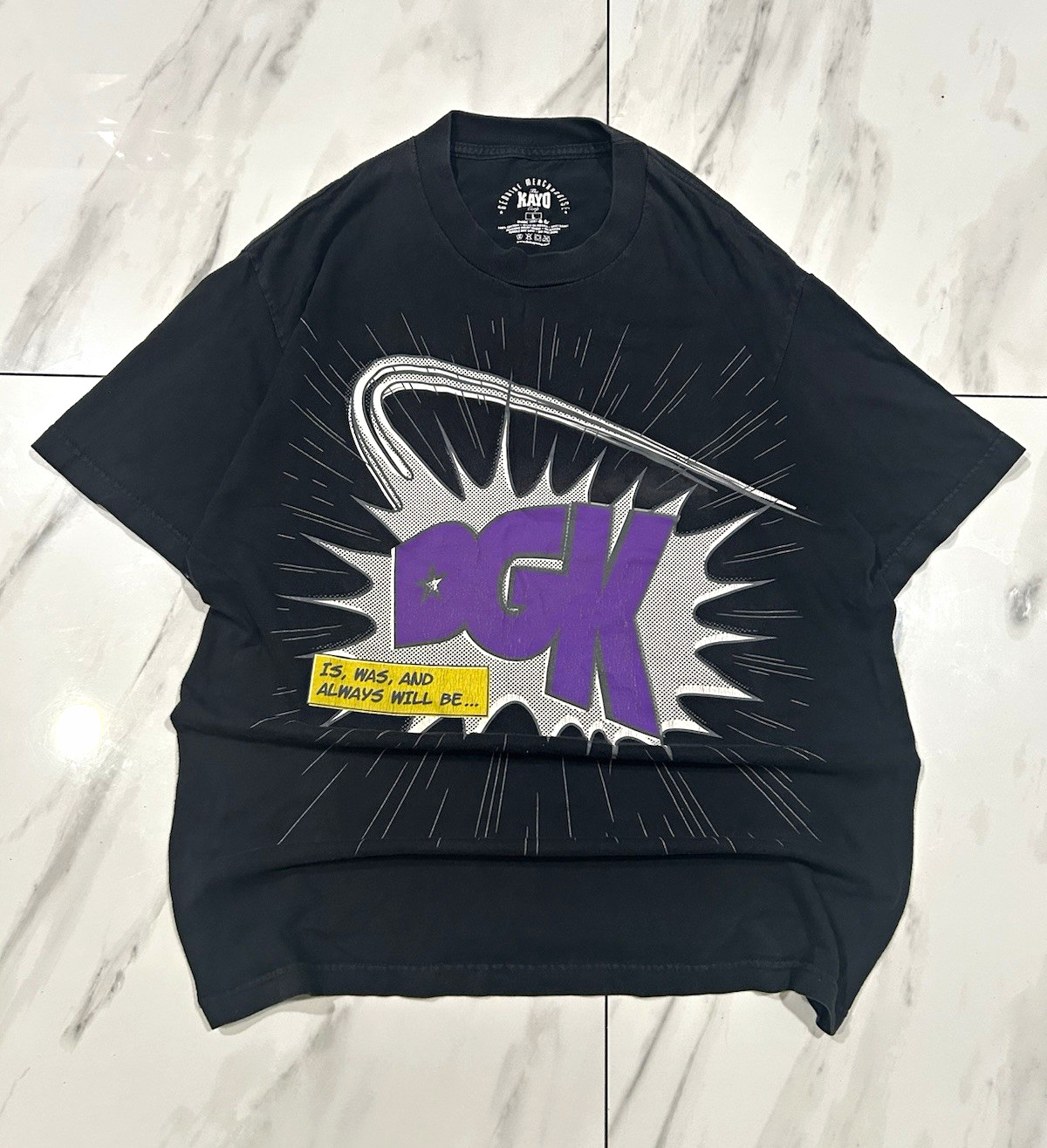 The Kayo Corp DGK Black Men\'s L Graphic Print Crew Neck Short Sleeve T-Shirt
