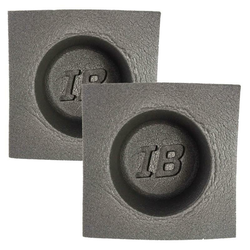 The Install Bay IBBAF60 6.5 inch Foam Car Audio Black Speaker Baffle (pair) 6.5