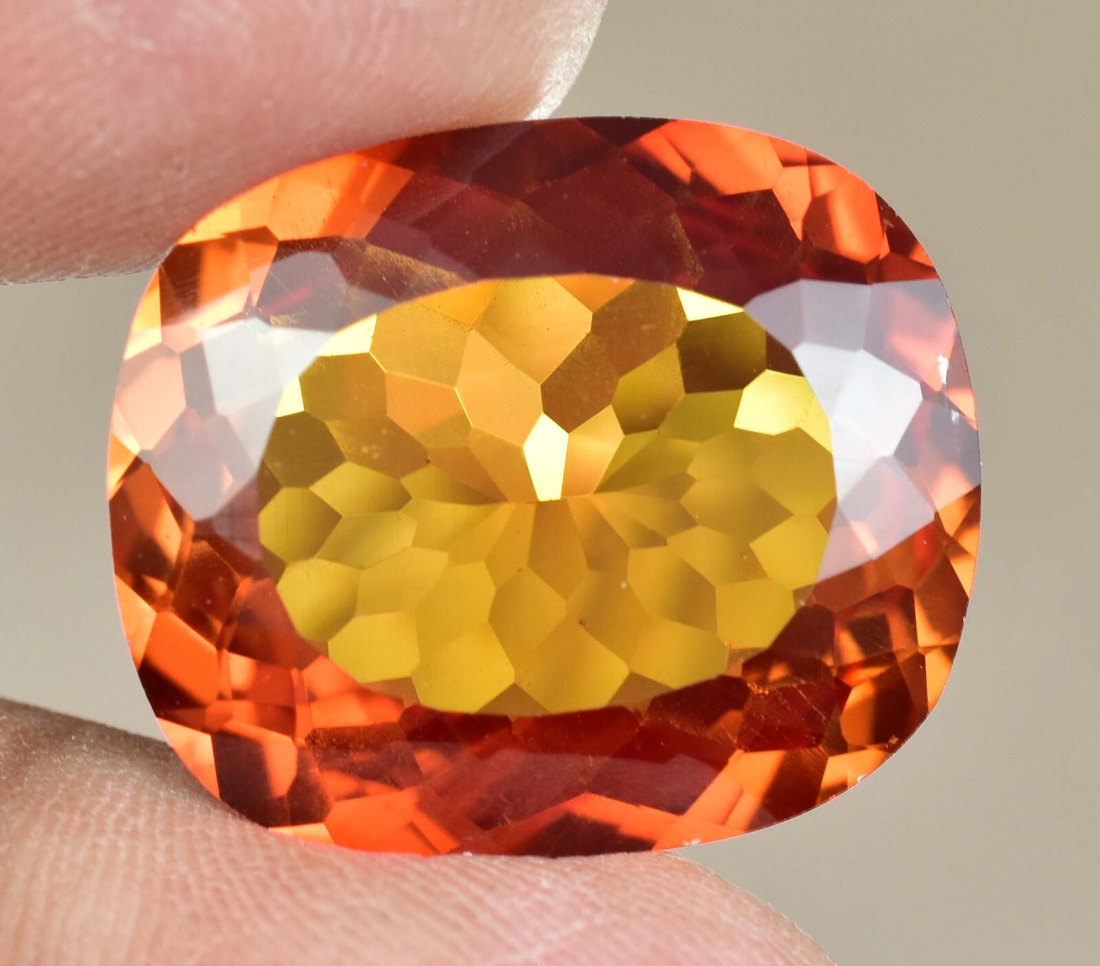 Flawless 35.60 Ct Natural Padparadscha Sapphire Certified Ceylon Rare Gemstone