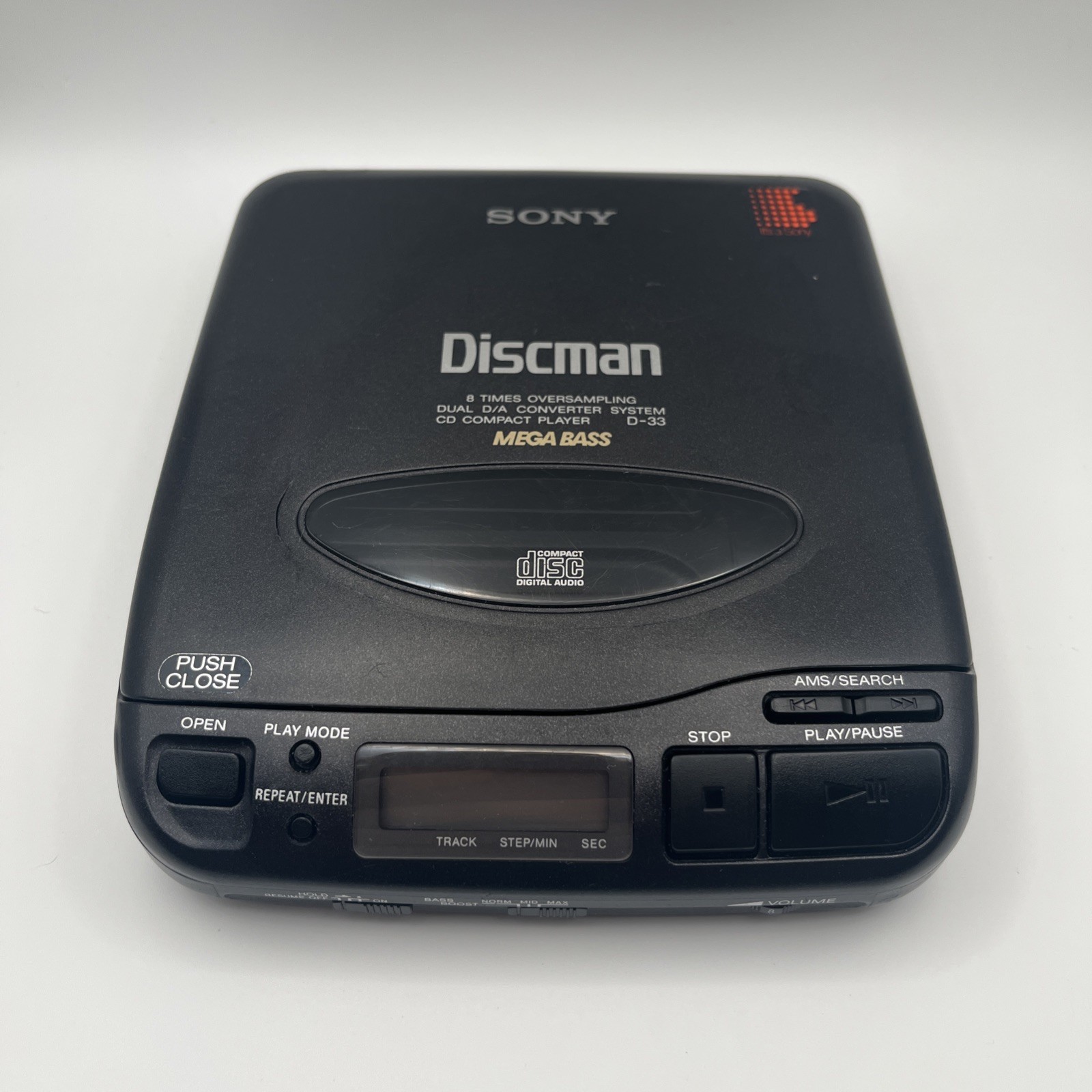 Fully Serviced Sony Discman [D-33] Personal Portable CD Player Tested Japan