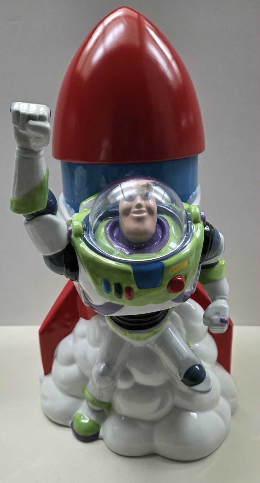 NWOB Toy Story Buzz Lightyear Cookie Jar #387 Treasure Craft Limited Ed Disney NWOB Toy Story Buzz Lightyear Cookie Jar #387 Treasure Craft Limited Ed Disney