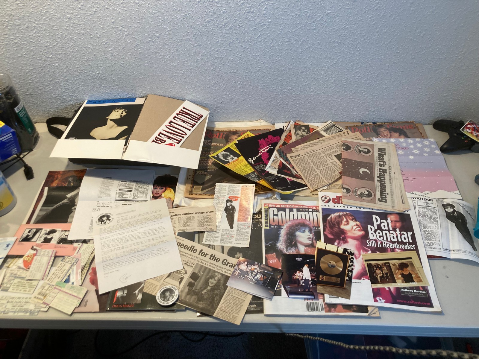 Huge Vintage Pat Benatar Archive Tickets Cassettes Fan Club Photos Ephemera Lot Huge Vintage Pat Benatar Archive Tickets Cassettes Fan Club Photos Ephemera Lot