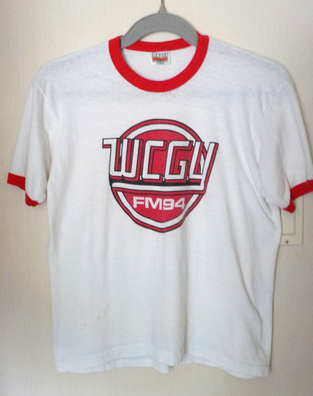 Vintage Late 1970s-Early 1980s Unisex WCGY FM 94 T-Shirt/Size XL/Good Condition