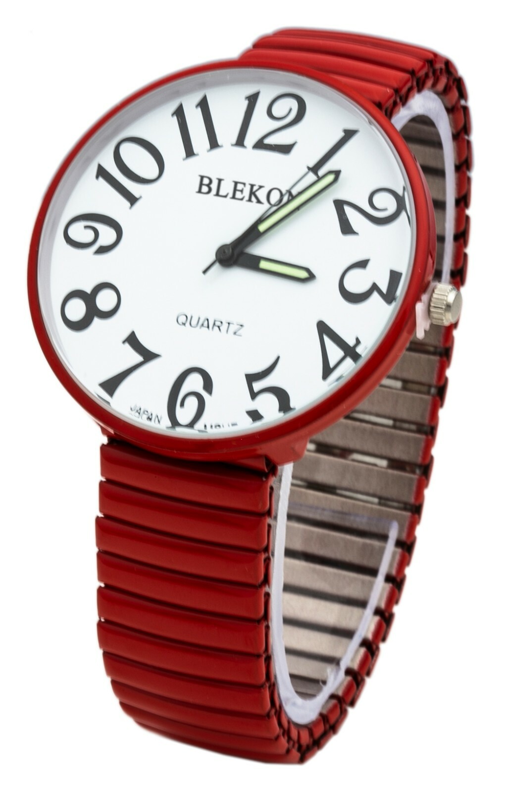 Blekon Collections Unisex Jumbo Big Numbers Stretch Elastic Band Fashion Watch