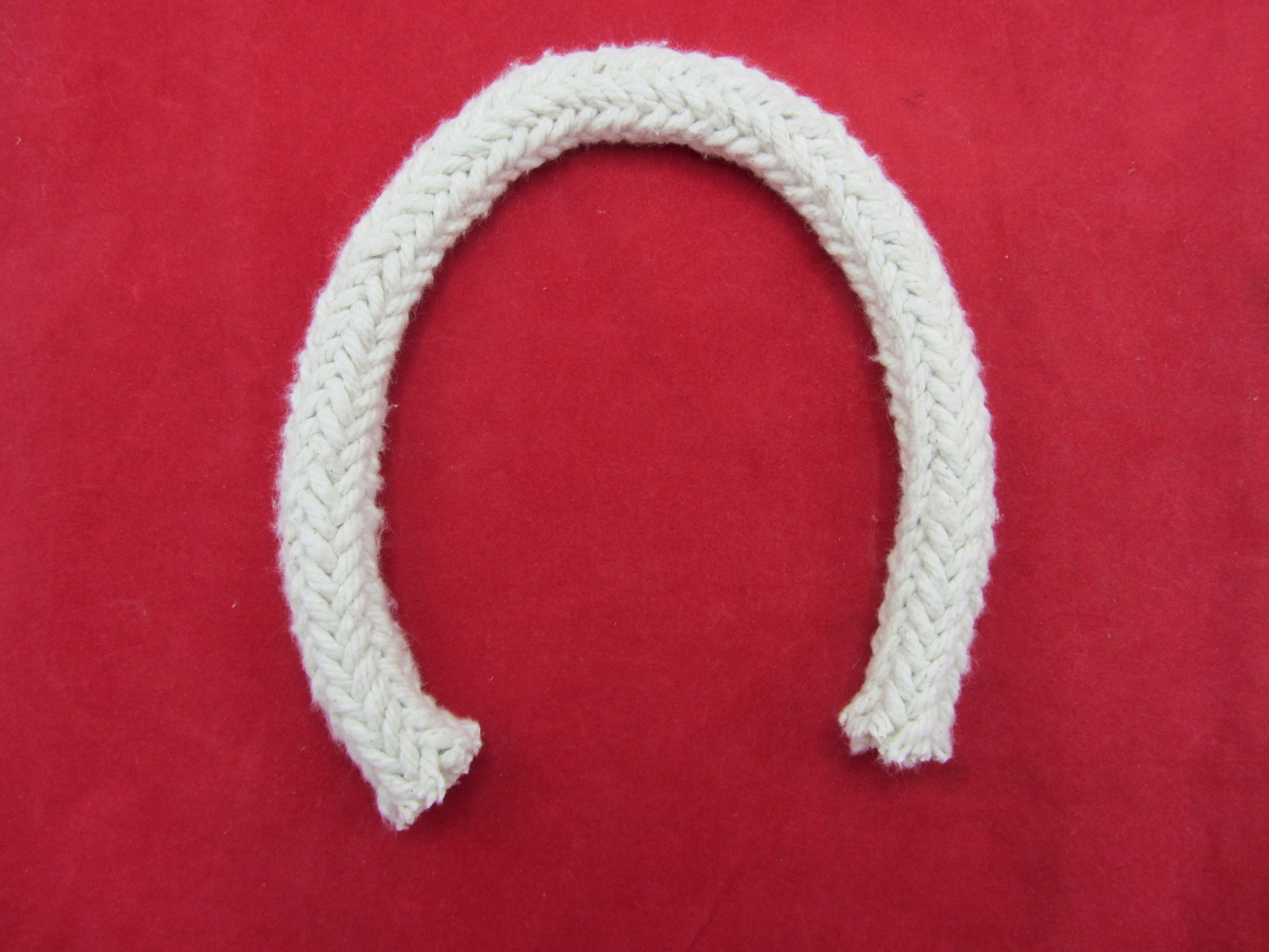 BRAIDED COTTON ROUND ROPE WICK 3/4 BRAIDED COTTON ROUND ROPE WICK 3/4