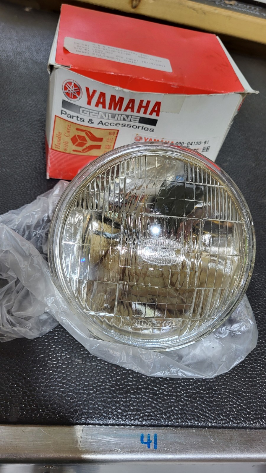 Vintage Yamaha NOS Headlight Bulb 498-84120-61 DT XT RS Vintage Yamaha NOS Headlight Bulb 498-84120-61 DT XT RS