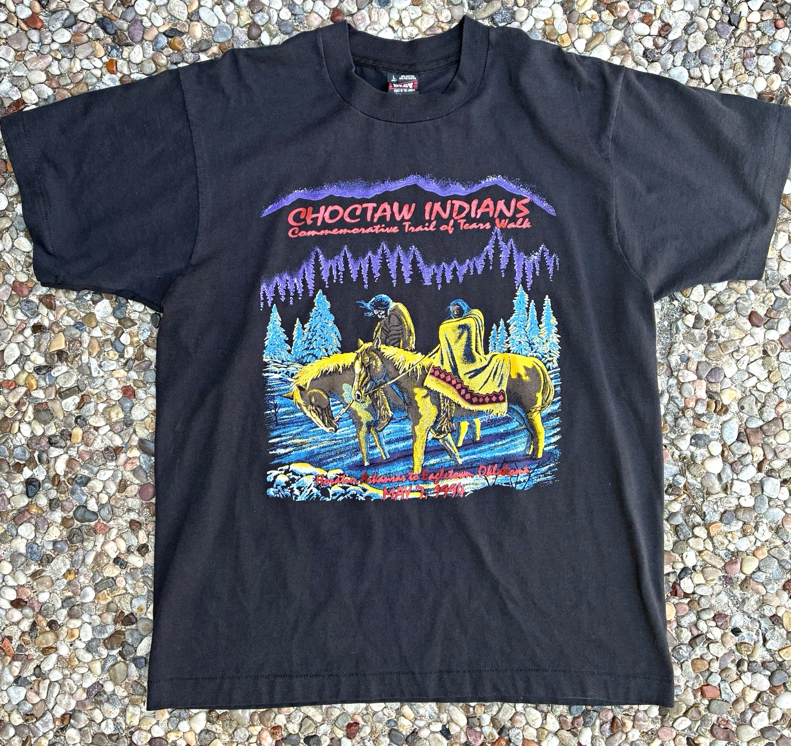 Vintage 90s Trail of Tears commemoration t-shirt Vintage 90s Trail of Tears commemoration t-shirt